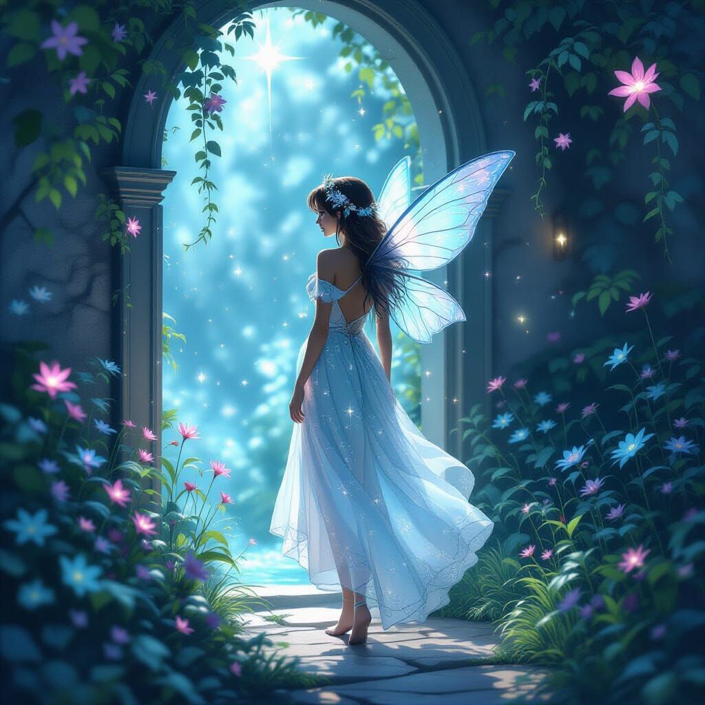 Ethereal Fairy by Shimmering Doorway