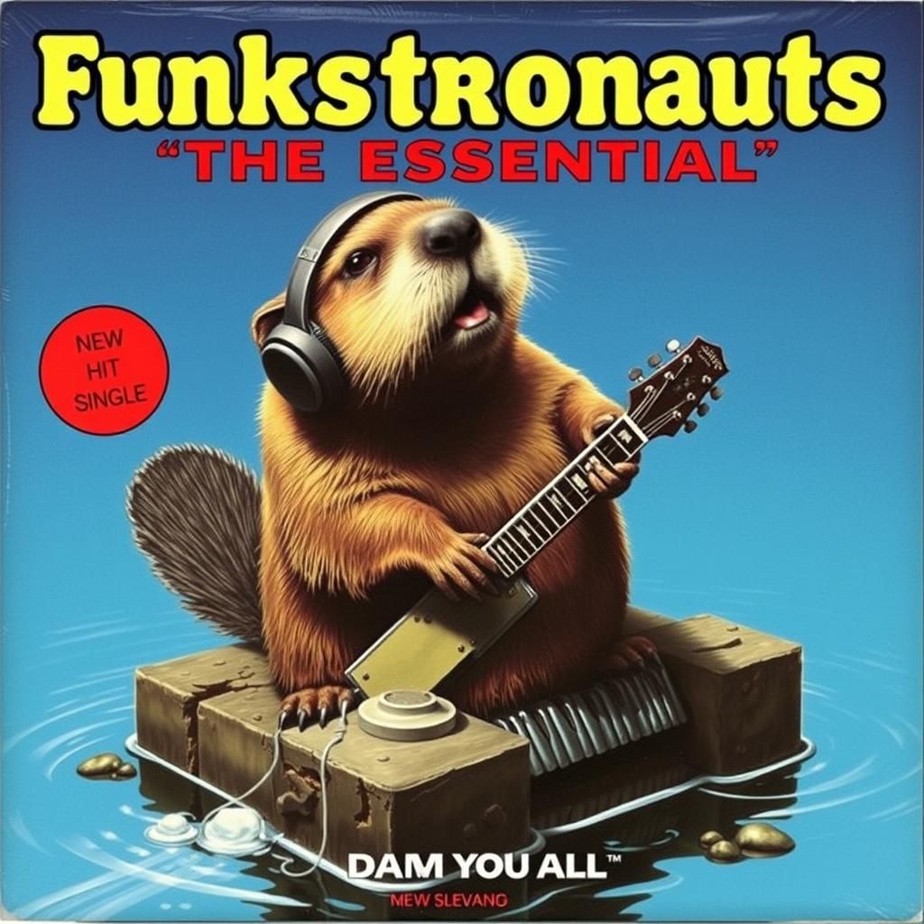 Funkstronauts Album Cover: Beaver Building a Dam