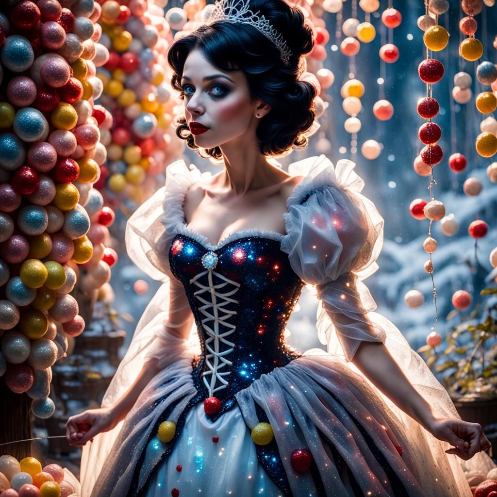 Snow White in Candy Land, Glitterpunk Style