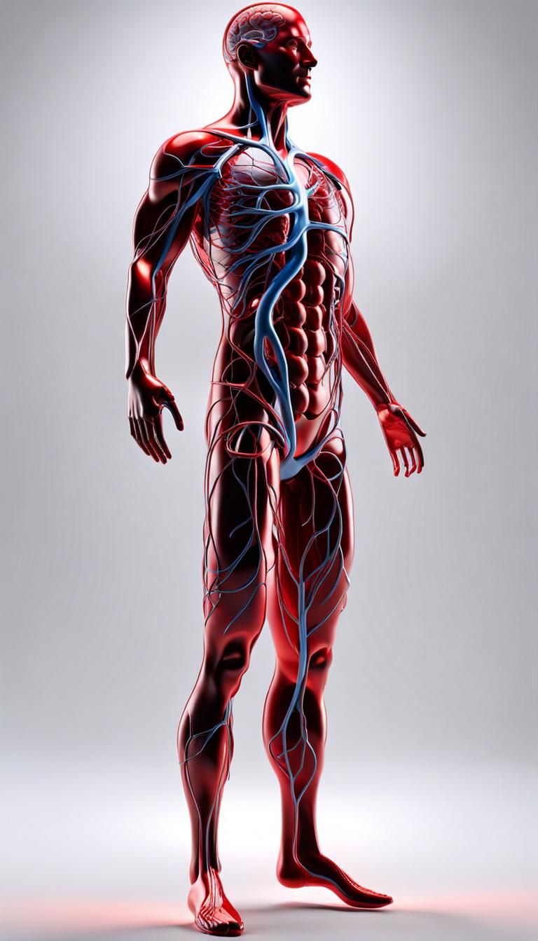 🩻 Anatomical Wonders: Inside the Human Vein Network 🩸