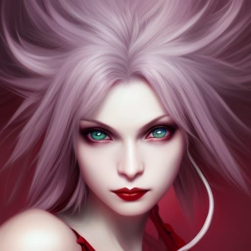 Lulu from Final Fantasy X: Detailed Goth Portrait