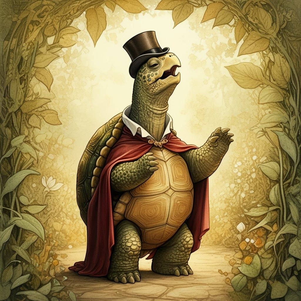 turtle singing opera