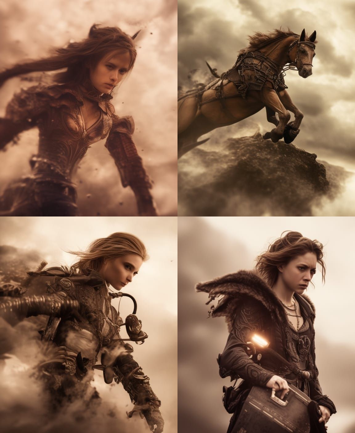 Hyperrealistic Portrait in Digital Matte Painting Style