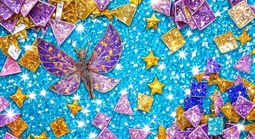 Glittering Fairy Mosaic Art