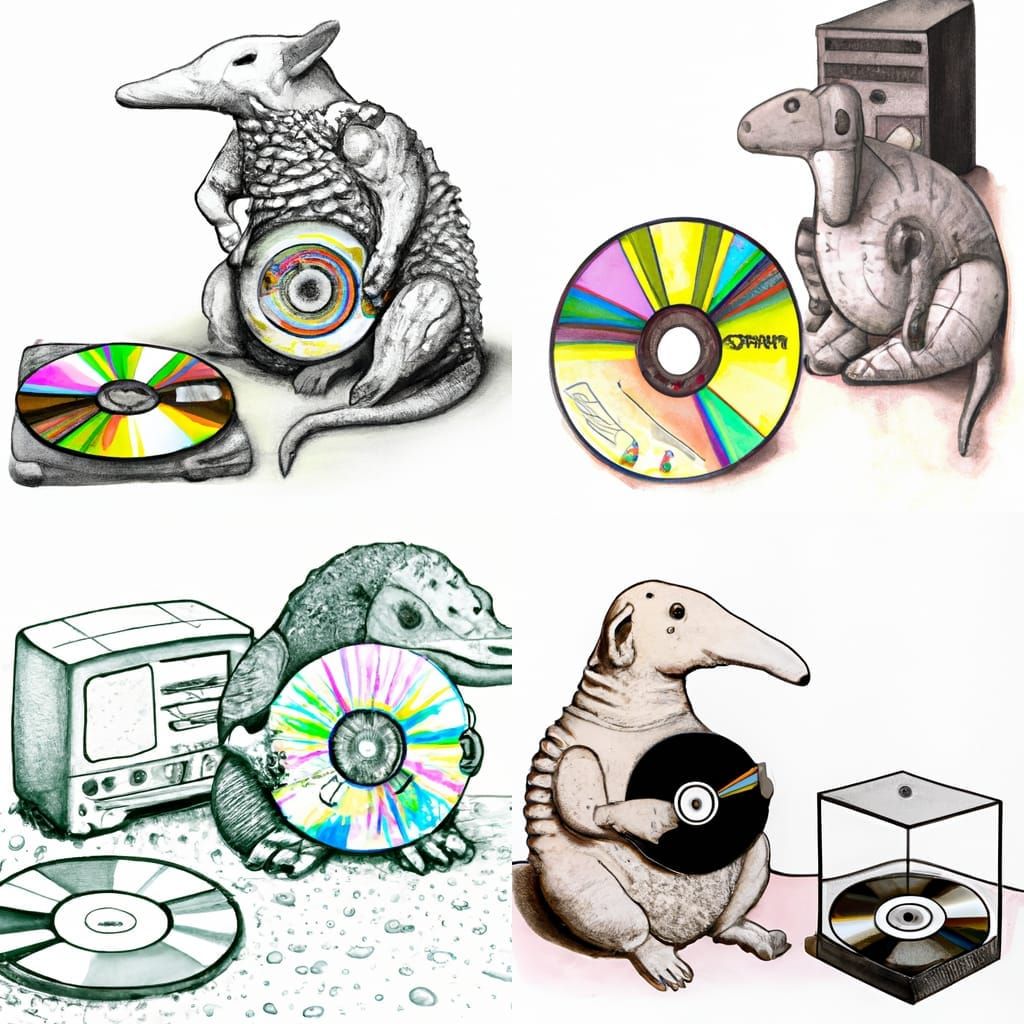 Pangolin and CD Player: An AI Interpretation