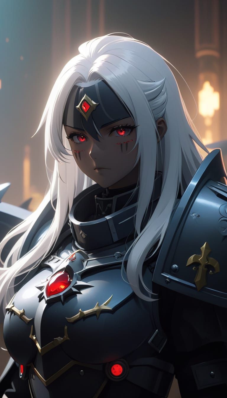 Adepta Sororitas: Anime-Style Warrior of Warhammer 40k