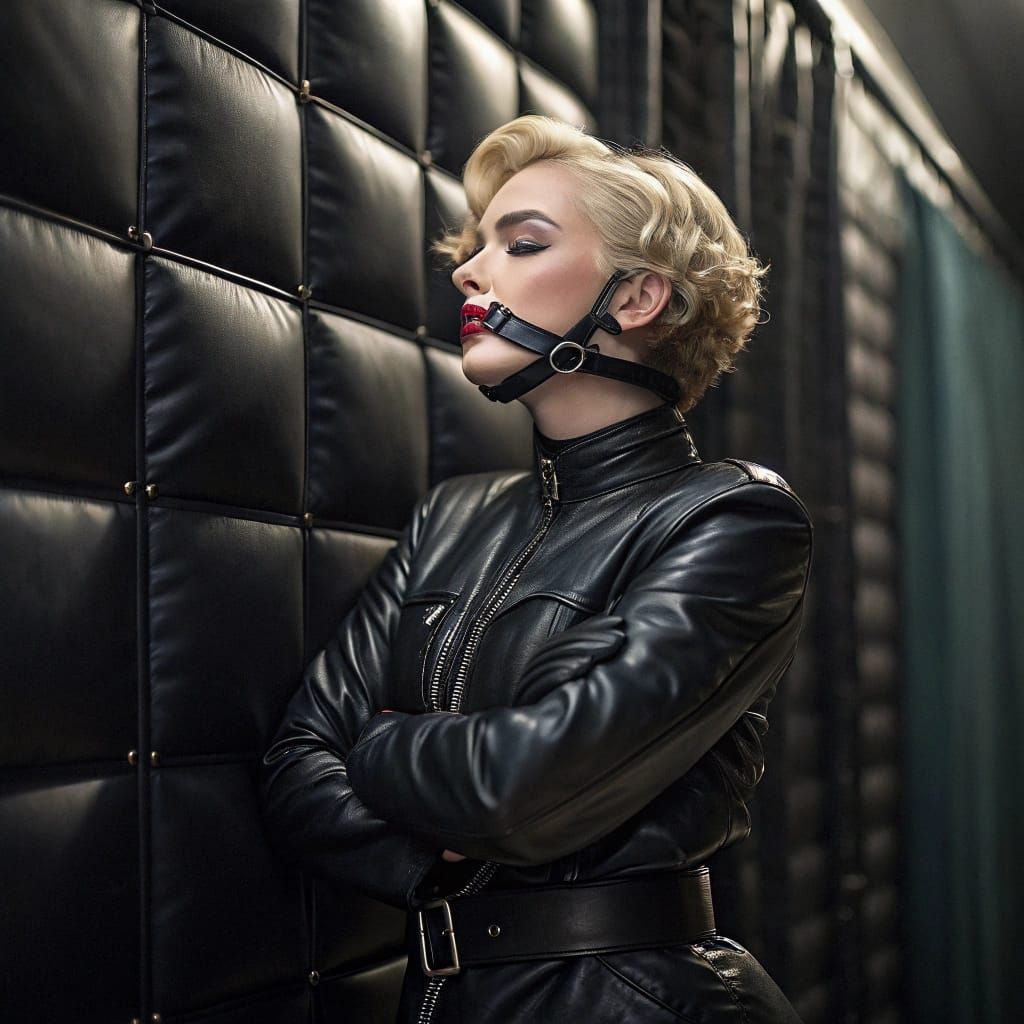 Marilyn Monroe in Restrictive Straitjacket, Padded Cell