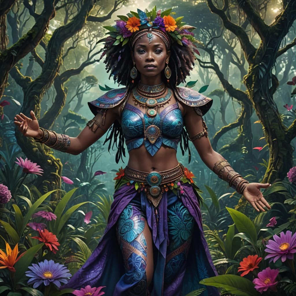 Anastácia Breaks Chains in an Afrofuturist Dream