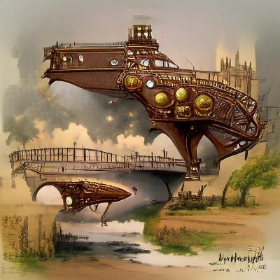 Edwardian Steampunk Starship Bridge