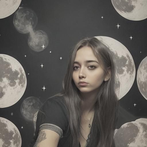 Enchanting Moon Child Character Portrait