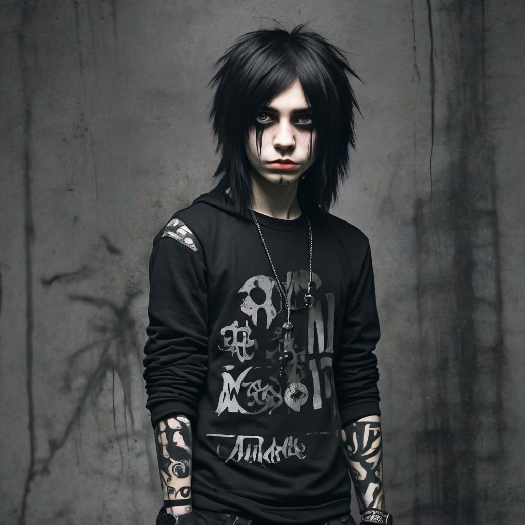 AI Generated Image of Emo Concept