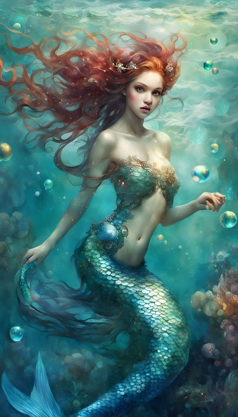 iridescent mermaid