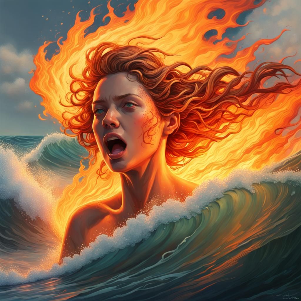 These burning flames, these crashing waves
Wash over me like a hurricane