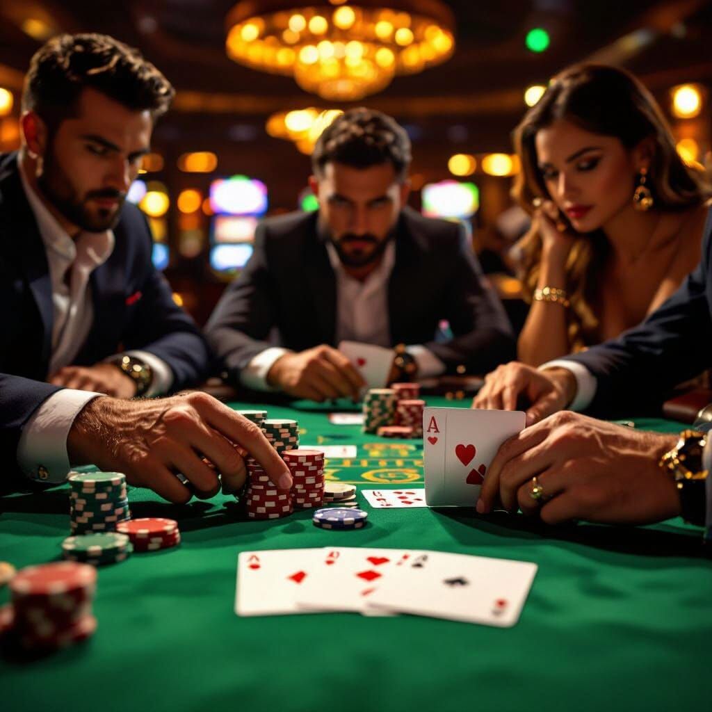 High-Stakes Teen Patti Card Game in Luxurious Casino