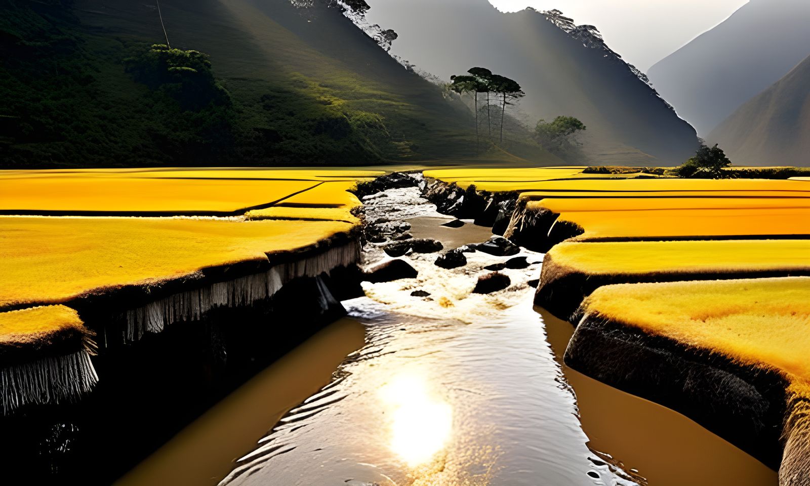 Scenic Sunrise in Arunachal Pradesh, India