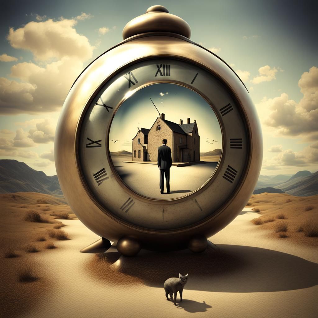 Surreal Dreamlike Character in a Fantastic Realm