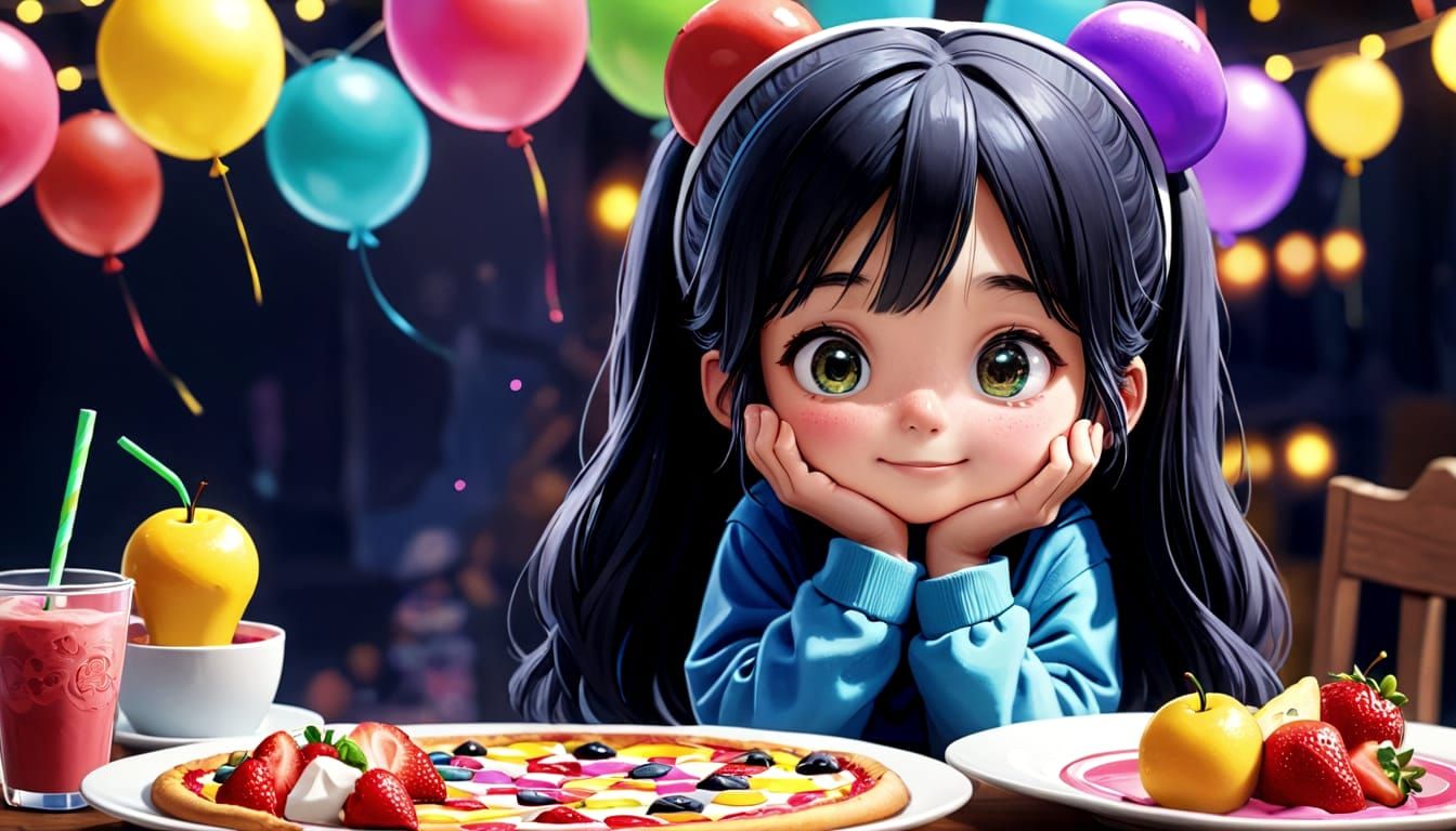 Vibrant Abstract Collage of Emojis and Symbols