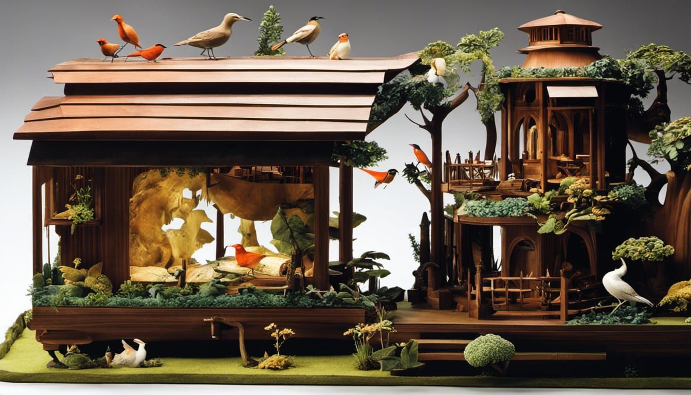 Ecological Biopunk Map with Cryptids and Animals