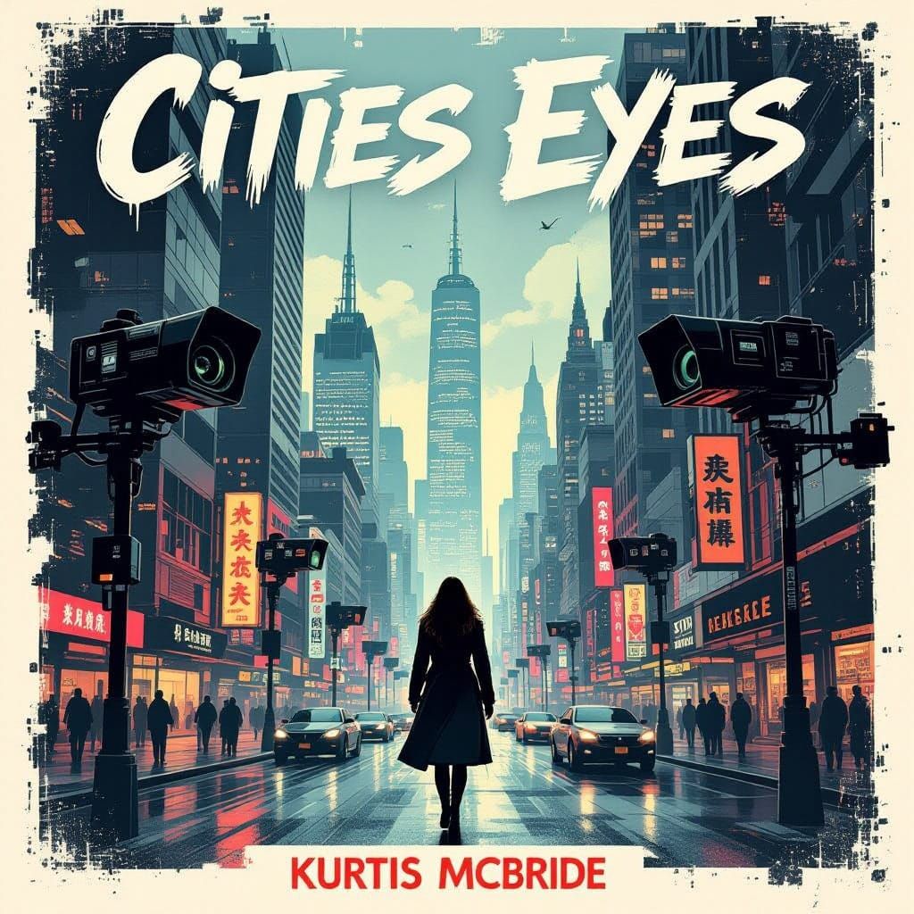 Cities Eyes: A Gritty Cyberpunk Cityscape