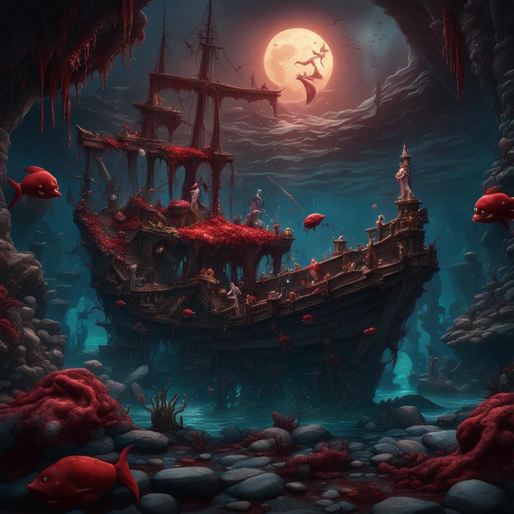 The Little Mermaid: Dark Fantasy Concept Art