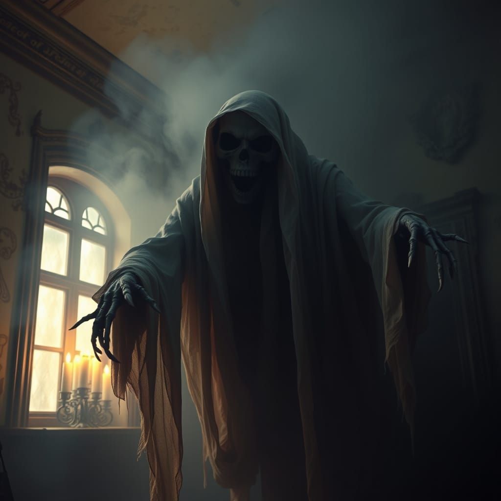 Dark, Biomechanical Ghost Emerges from Shadows