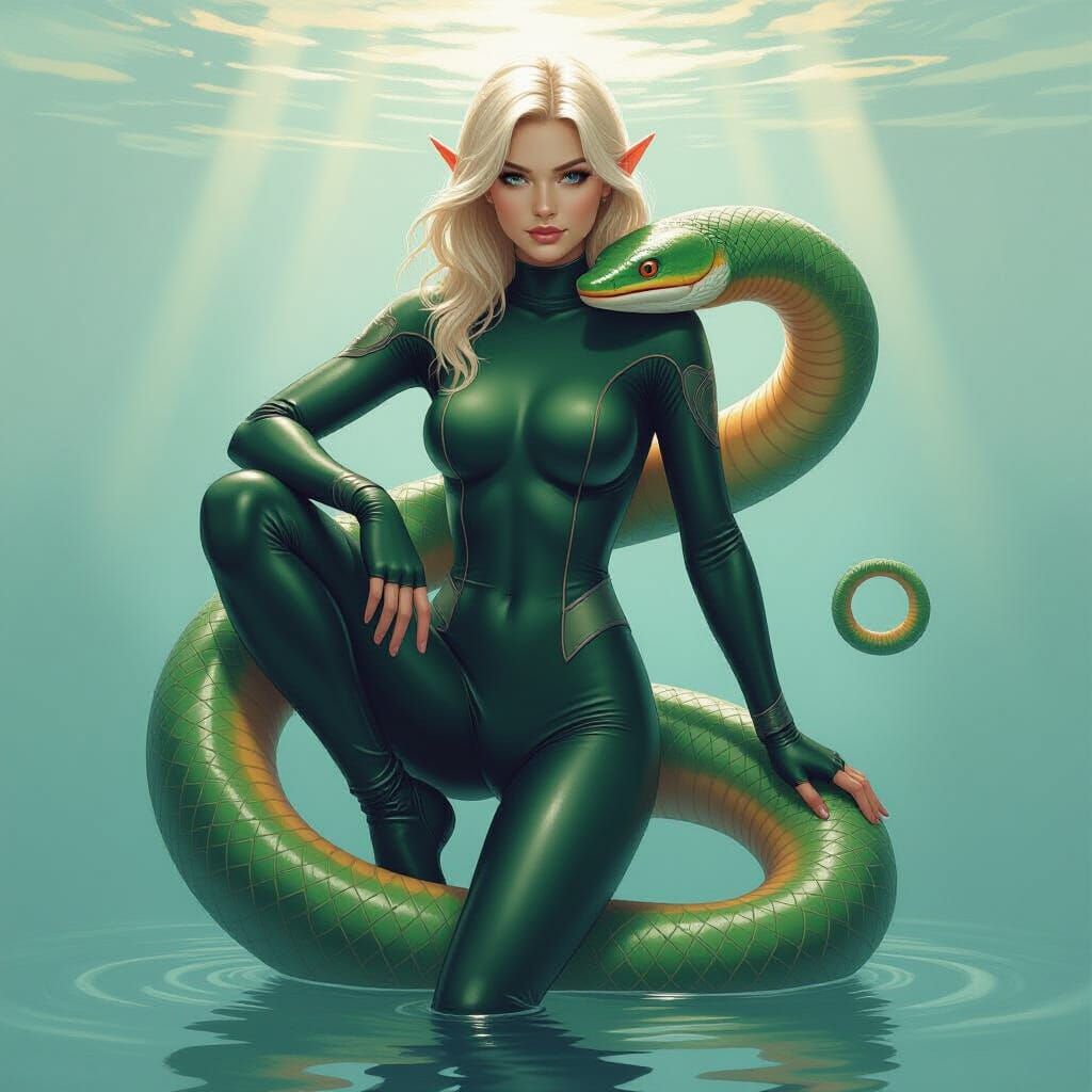 Eel and Elf: Fantasy Art in Stalenhag Style