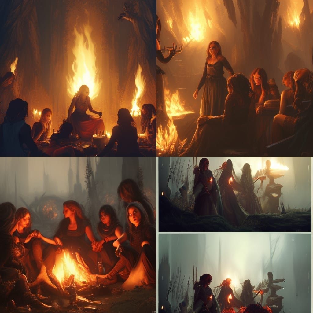 BlackFlame Ladies Storytelling: Dark Fantasy Concept Art