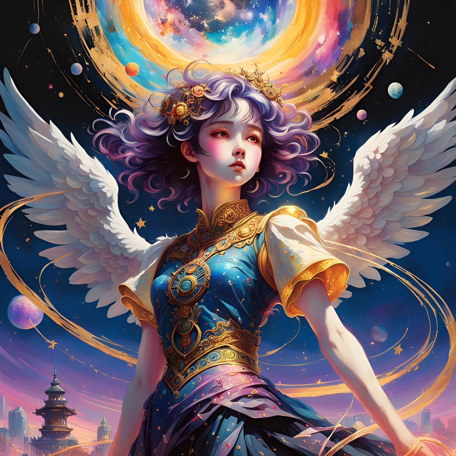 Exiled Angel: Romanticism Meets Gothic Art