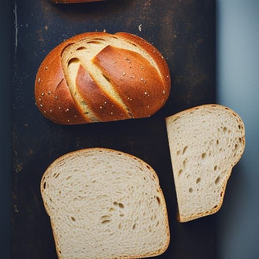 Delicious Bread and Butter Still Life Photography