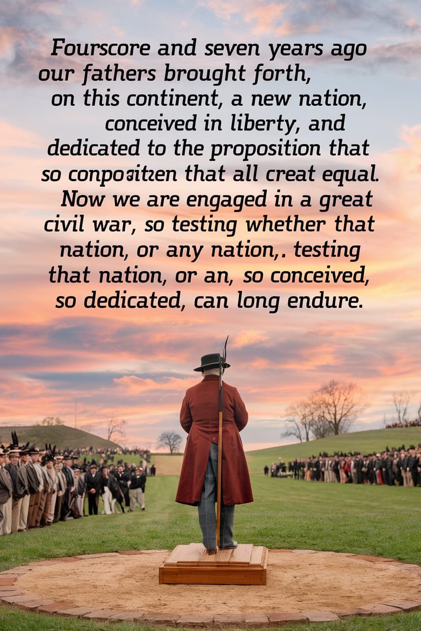 Gettysburg Address Text