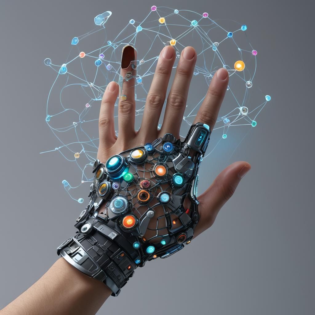 Holographic Interface Glove: create interactive 3D holograms (6 fingers edition!)