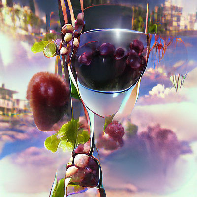 Elegant Red Wine Glass in Studio Lighting