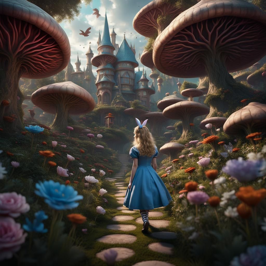 Alice in Wonderland: Following the White Rabbit
