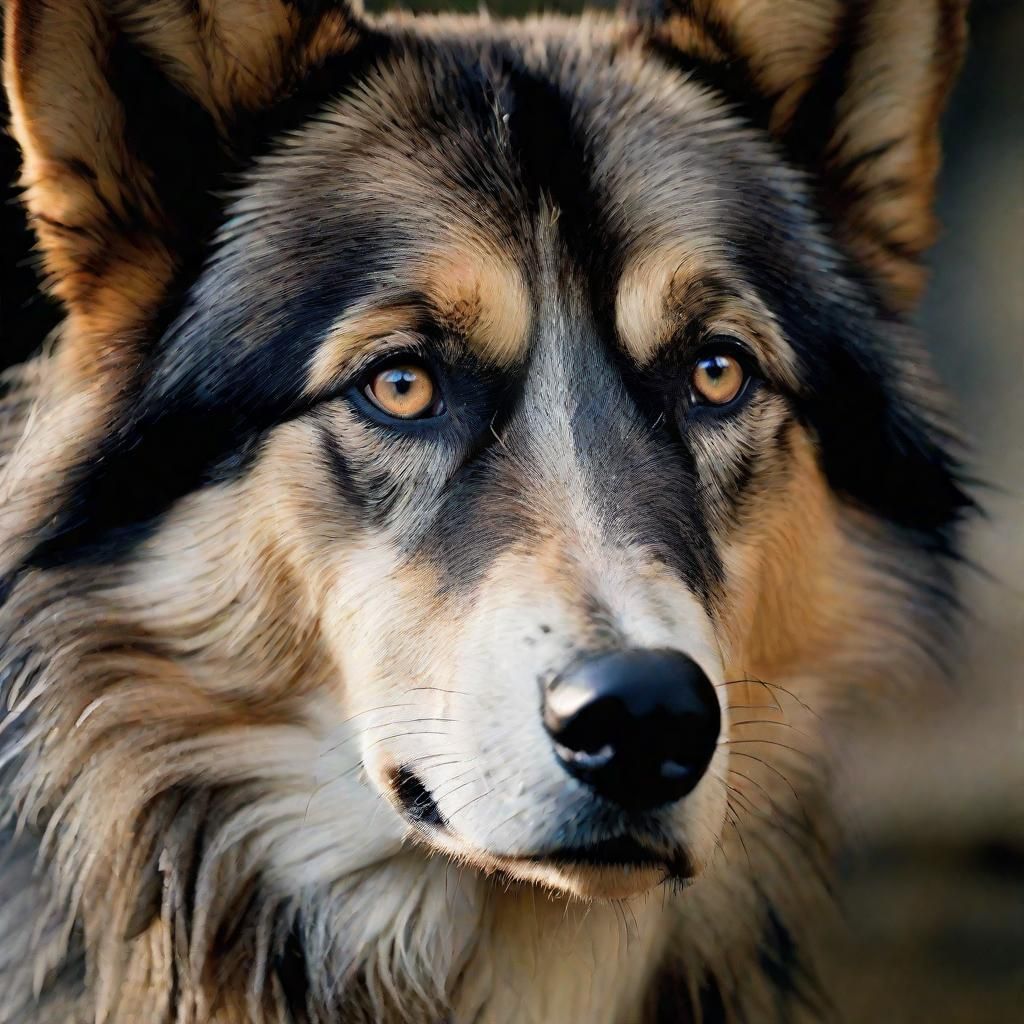 Balto Portrait in Professional Photography Style