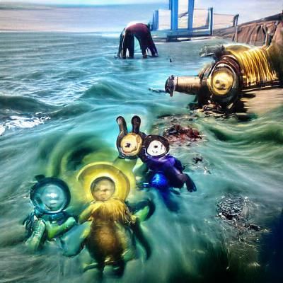 Teletubbies AI Image