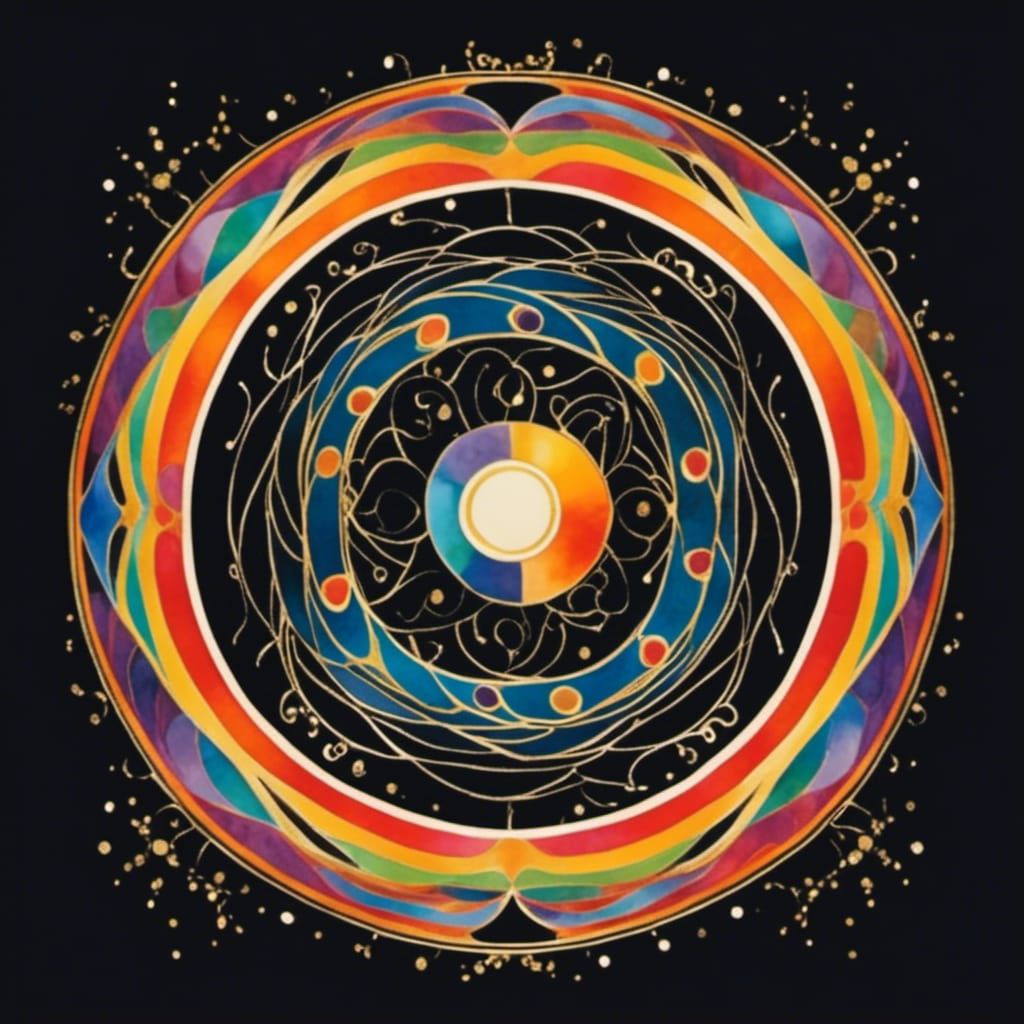 Surreal Geometric Form Unfolds