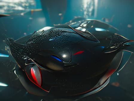 Black Manta TR-3B: 8K 3D Rendering