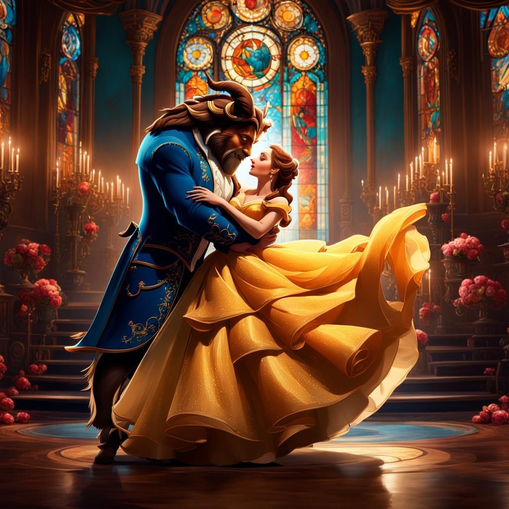 Disney Beauty and the Beast: Artstation Style