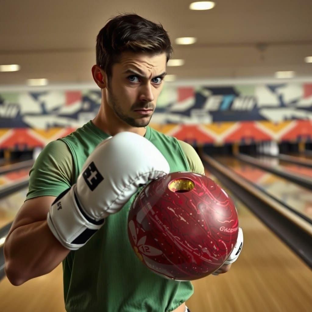 Vibrant Purple Bowling Ball with Classic Finger Holes