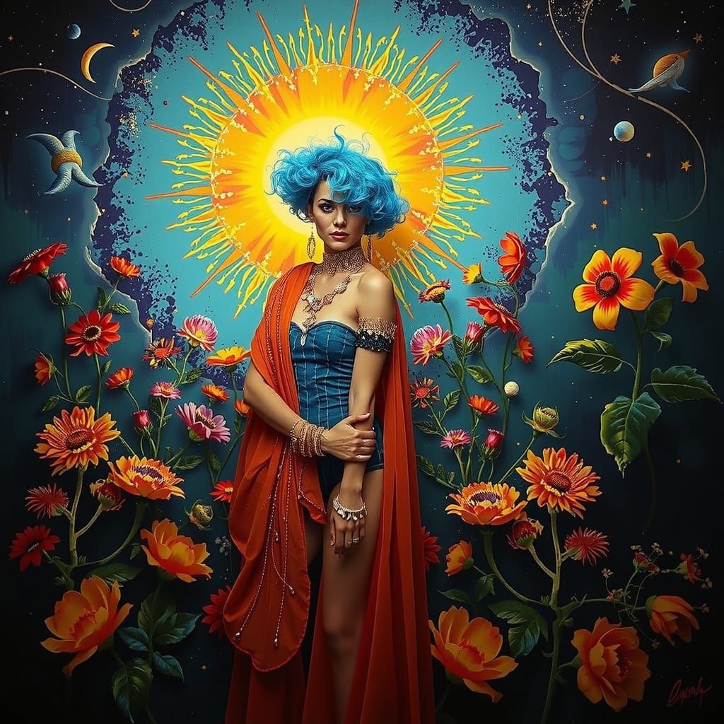 Psychedelic Garden of Cosmic Mystery