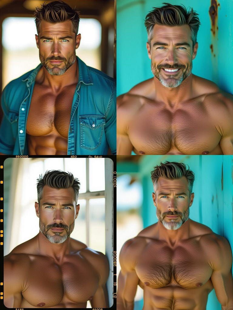 Handsome Stepdad in the Style of JC Leyendecker