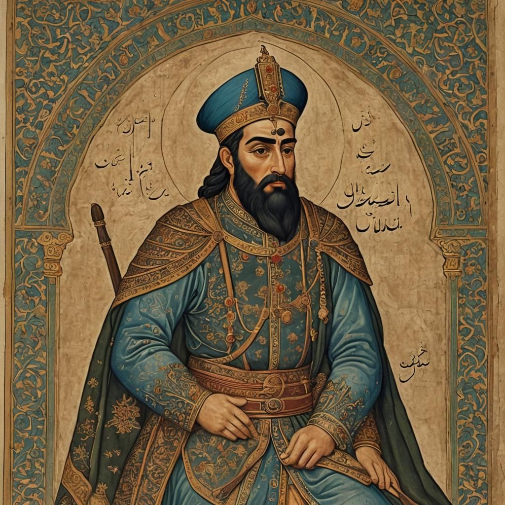 Rostam Farrokhzād: Persian Military Marshal Portrait