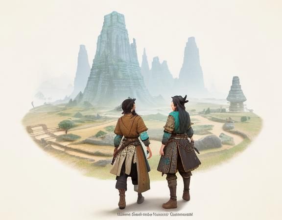 Gnome Artificer in Neolithic Village Concept Art