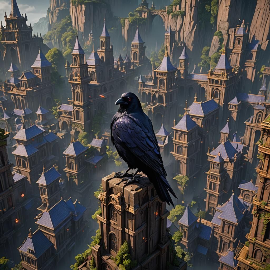 Raven from Teen Titans: Detailed Fantasy Art