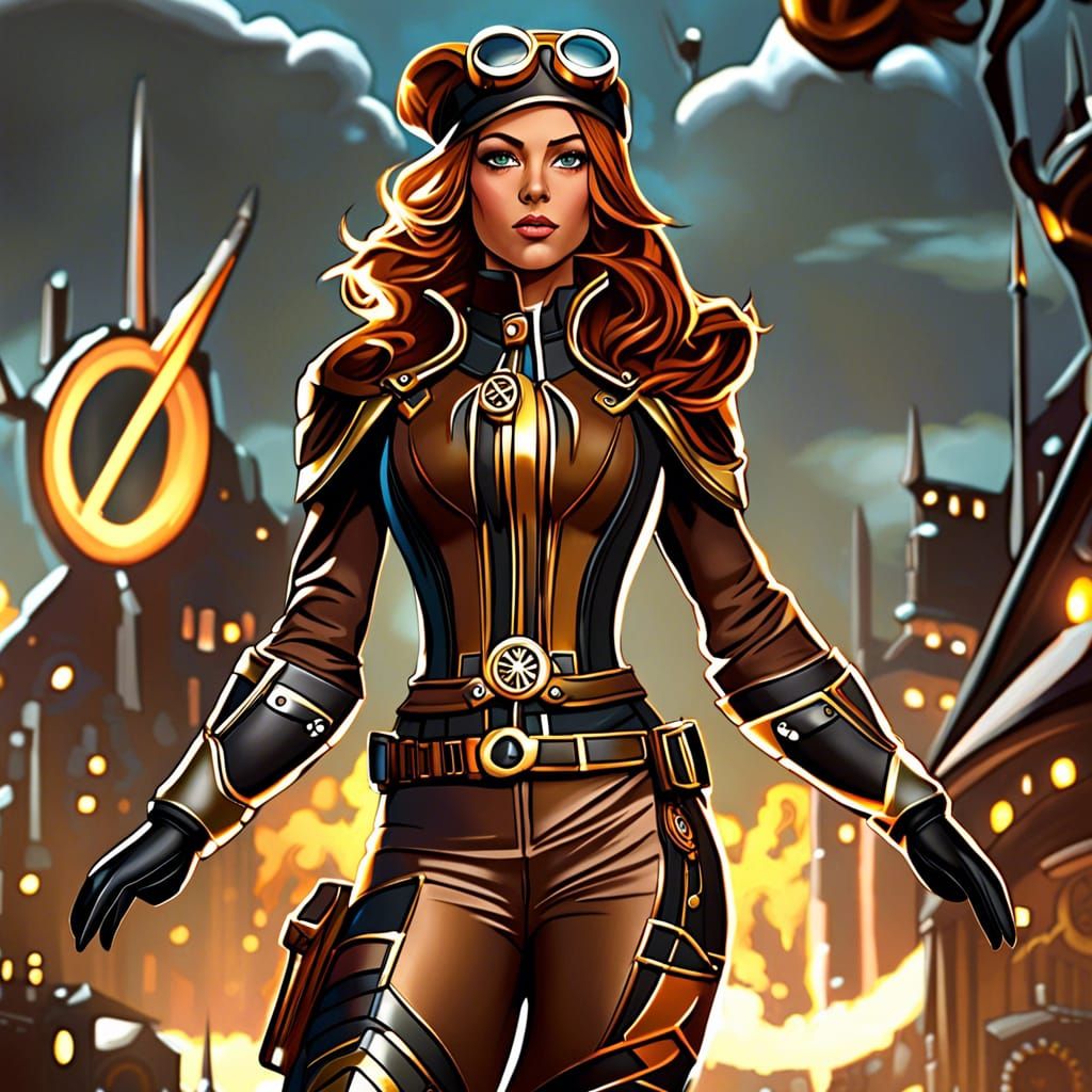 Steampunk Superhero: Detailed Matte Painting in Unreal Engin...