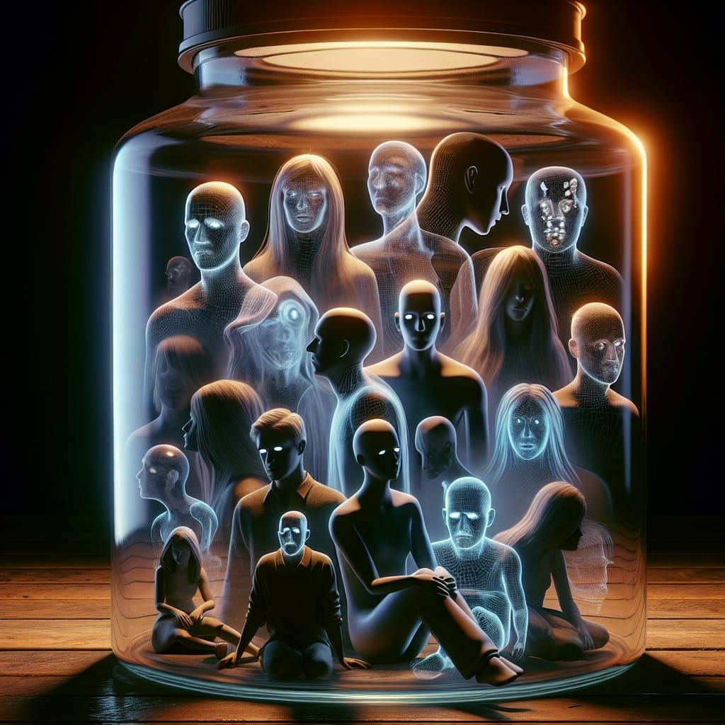 Dissociative Identity Disorder Conceptual Visualization