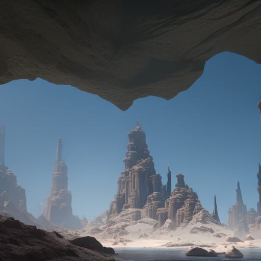 Detailed Americana Matte Painting in Deep Color