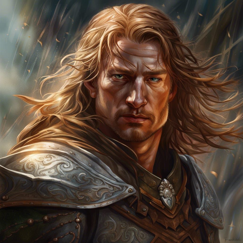 Hyperrealistic Portrait of Faramir