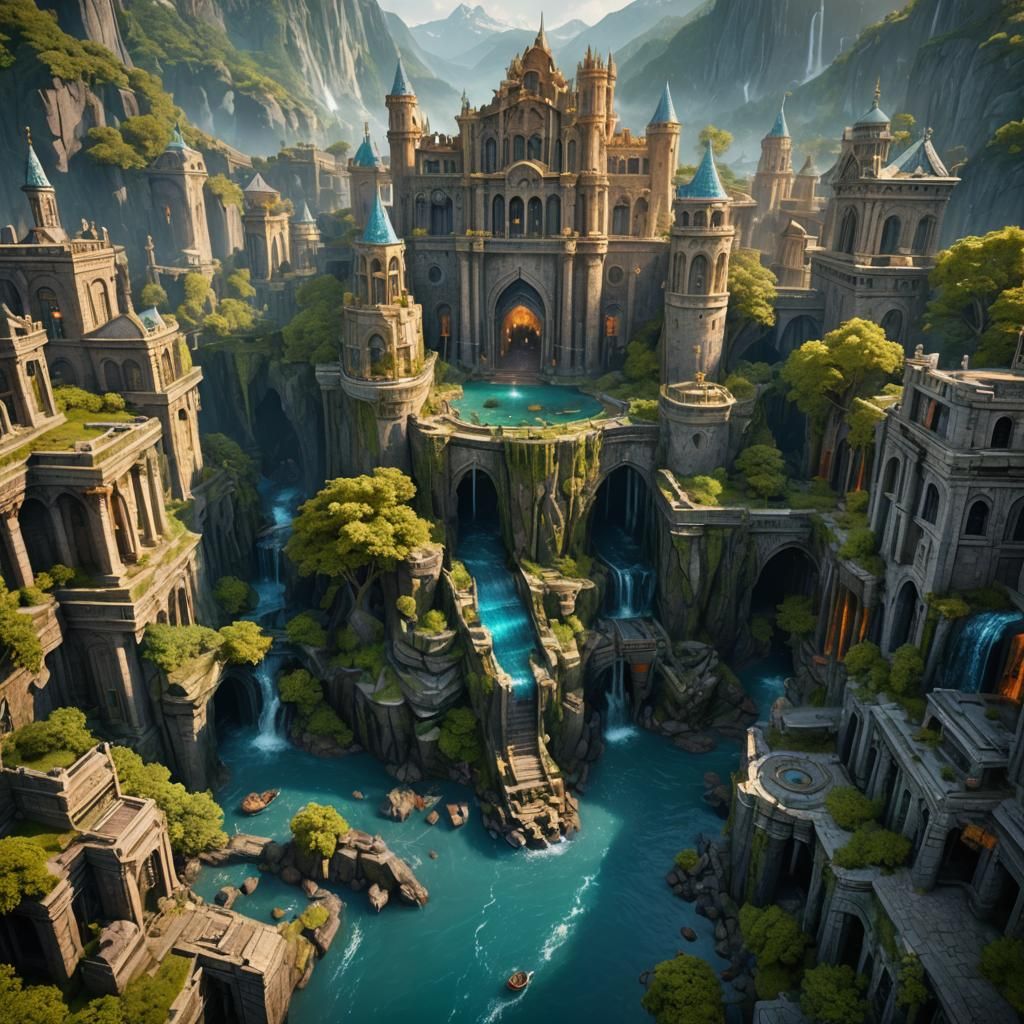 Percy Jackson Fantasy Concept Art in 8K