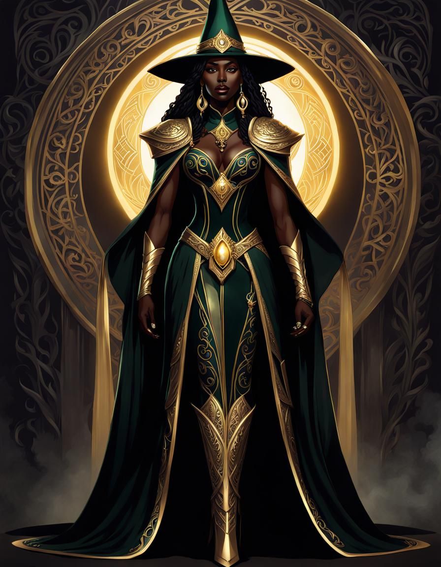 Epic Elf Ranger in Dark Fantasy Style